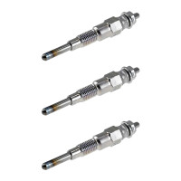 3 Glow Plugs Metal Glow Plugs 11 V NGK Aftermarket...