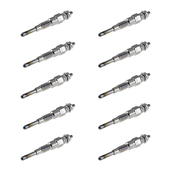 10 Glow Plugs Metal Glow Plugs 11 V NGK Aftermarket Expertise for KUBOTA