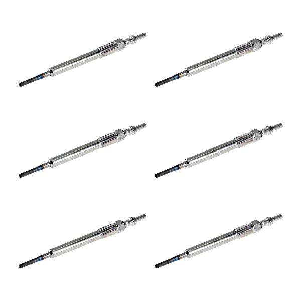 6 Glow Plugs Metal Glow Plugs 4.4 V NGK IAM expertise for e.g. OPEL CORSA