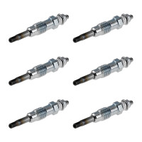 6 Glow Plugs Metal Glow Plugs 11.5 V NGK D-Power for e.g....