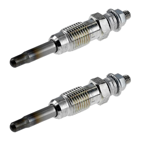2 Glow Plugs Metal Glow Plugs 11 V NGK D-Power suitable for e.g. RENAULT 19
