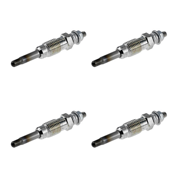 4 Glow Plugs Metal Glow Plugs 11 V NGK D-Power suitable for e.g. RENAULT 19