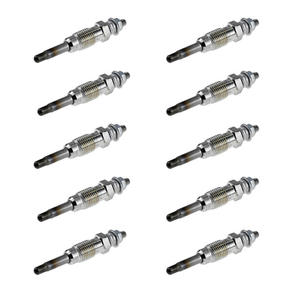 10 Glow Plugs Metal Glow Plugs 11 V NGK D-Power suitable for e.g. RENAULT 19