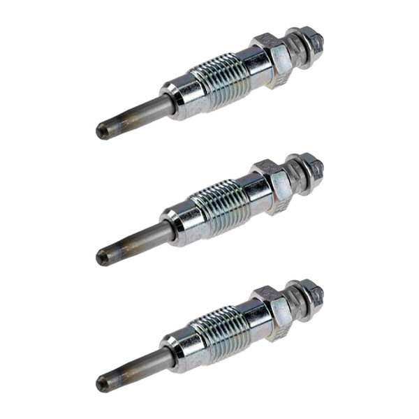 3 Glow Plugs Metal Glow Plugs 11 V NGK D-Power suitable for e.g. CITROËN AX