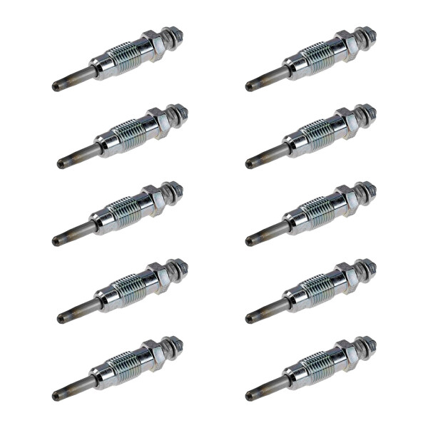 10 Glow Plugs Metal Glow Plugs 11 V NGK D-Power suitable for e.g. CITROËN AX