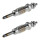 2 Glow Plugs Metal Glow Plugs 11.5 V NGK D-Power for e.g. CITROËN AX