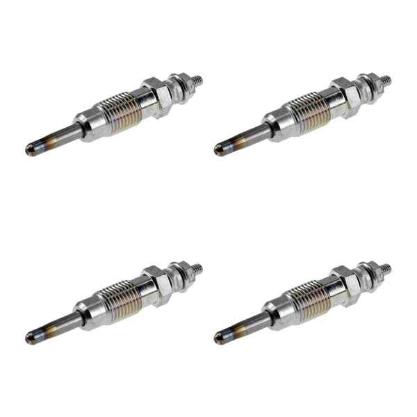 4 Glow Plugs Metal Glow Plugs 11.5 V NGK D-Power for e.g. CITROËN AX