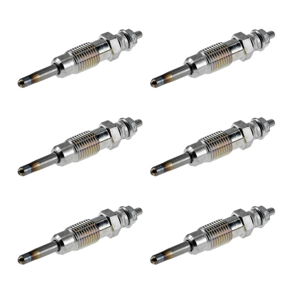 6 Glow Plugs Metal Glow Plugs 11.5 V NGK D-Power for e.g. CITROËN AX