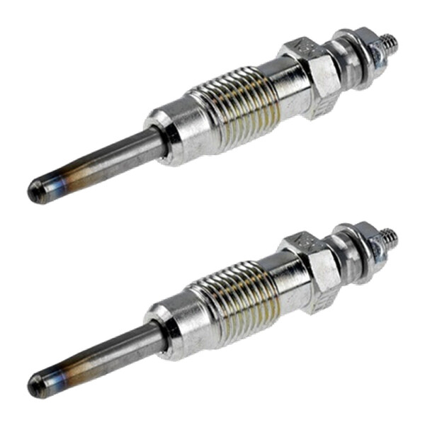 2 Glow Plugs Metal Glow Plugs 11 V NGK D-Power suitable for e.g. FIAT MAREA