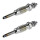 2 Glow Plugs Metal Glow Plugs 11 V NGK D-Power suitable for e.g. FIAT MAREA