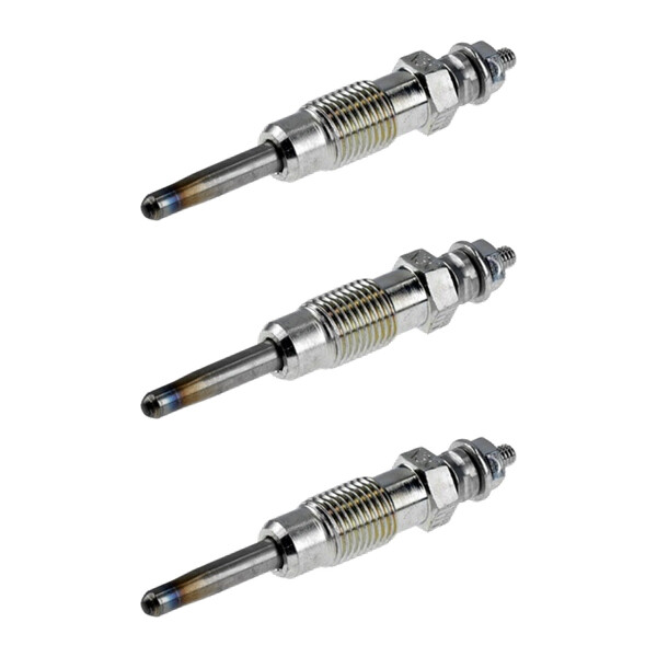 3 Glow Plugs Metal Glow Plugs 11 V NGK D-Power suitable for e.g. FIAT MAREA