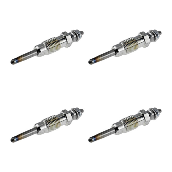 4 Glow Plugs Metal Glow Plugs 11 V NGK D-Power suitable for e.g. FIAT MAREA