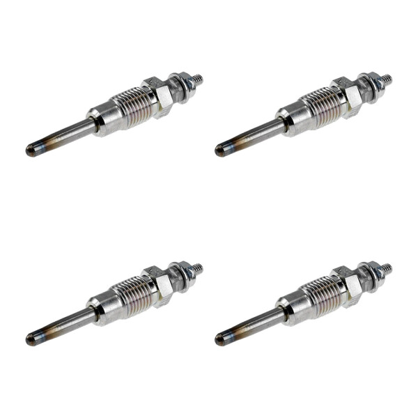 4 Glow Plugs Metal Glow Plugs 11 V NGK D-Power for e.g. RENAULT MEGANE