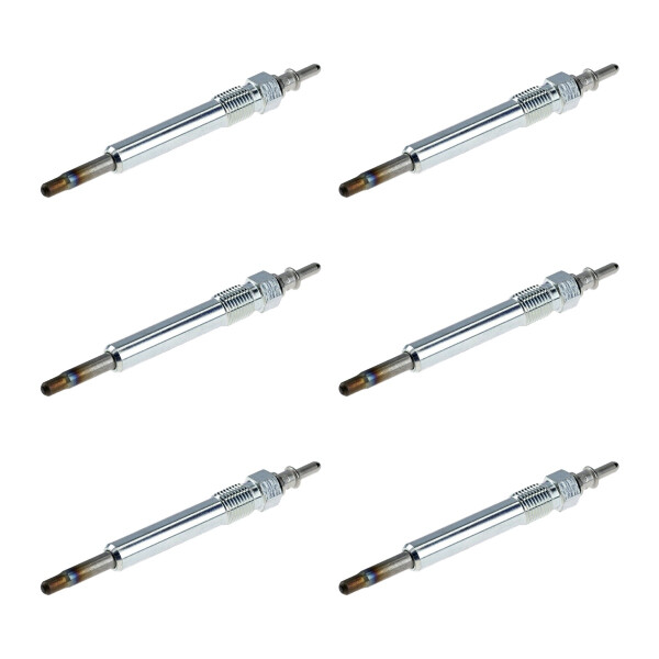 6 Glühkerzen Metall-Glühkerze 11,5 V NGK D-Power für u.a. MERCEDES-BENZ E-KLASSE