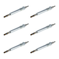 6 Glow Plugs Metal Glow Plugs 11.5 V NGK D-Power for...