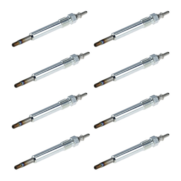 8 Glow Plugs Metal Glow Plugs 11.5 V NGK D-Power for MERCEDES-BENZ E-CLASS