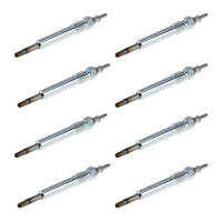 8 Glow Plugs Metal Glow Plugs 11.5 V NGK D-Power for...