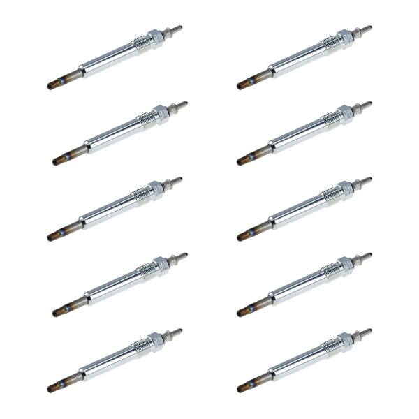 10 Glühkerzen Metall-Glühkerze 11,5 V NGK D-Power für u.a. MB E-KLASSE