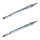 2 Glow Plugs Metal Glow Plugs 11.5 V NGK D-Power for MERCEDES-BENZ E-CLASS