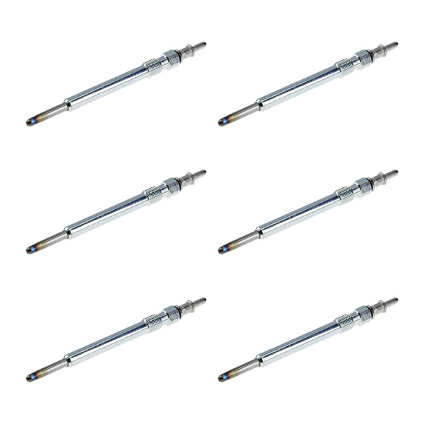 6 Glow Plugs Metal Glow Plugs 11.5 V NGK D-Power for MERCEDES-BENZ E-CLASS