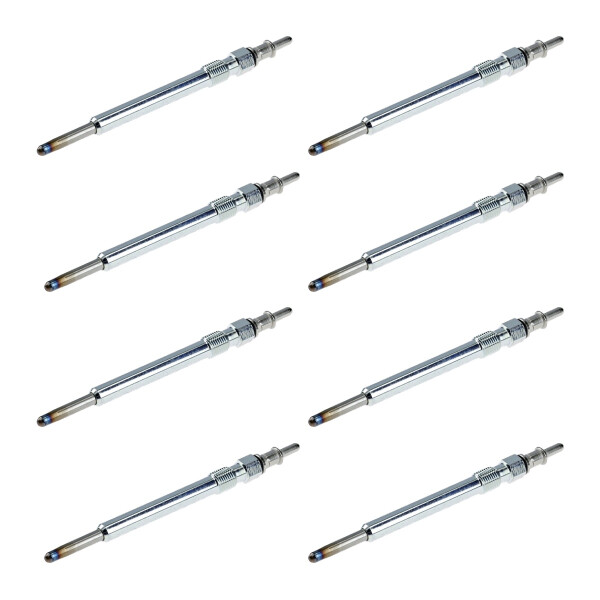 8 Glühkerzen Metall-Glühkerze 11,5 V NGK D-Power für u.a. MERCEDES-BENZ E-KLASSE