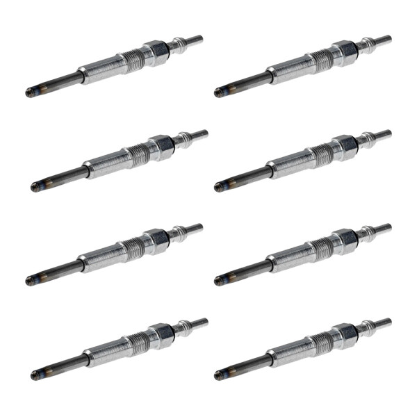 8 Glow Plugs Metal Glow Plugs 11 V NGK D-Power for e.g. VW MULTIVAN