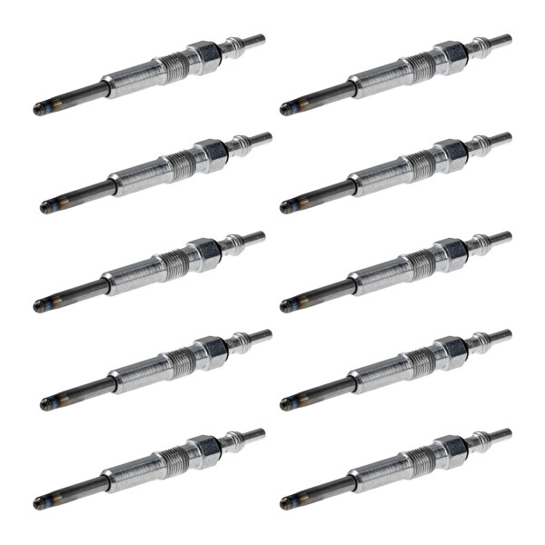 10 Glow Plugs Metal Glow Plugs 11 V NGK D-Power for e.g. VW MULTIVAN