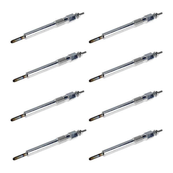 8 Glow Plugs Metal Glow Plugs 11 V NGK Aftermarket Expertise for e.g. OPEL CAMPO