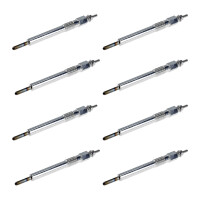 8 Glow Plugs Metal Glow Plugs 11 V NGK Aftermarket...