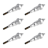 6 Glow Plugs Metal Glow Plugs 10.5 V NGK for PEUGEOT 504...