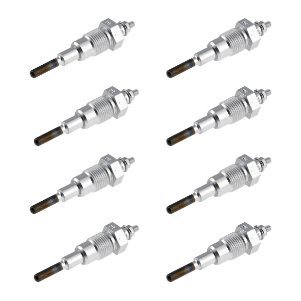 8 Glow Plugs Metal Glow Plugs 10.5 V NGK for PEUGEOT 504 and others