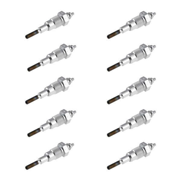 10 Glow Plugs Metal Glow Plugs 10.5 V NGK for PEUGEOT 504 and others