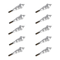 10 Glow Plugs Metal Glow Plugs 10.5 V NGK for PEUGEOT 504...