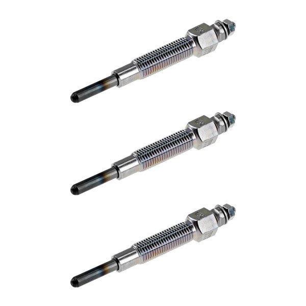 3 Glow Plugs Metal Glow Plugs 23 V NGK Aftermarket Expertise for NISSAN PATROL