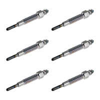 6 Glow Plugs Metal Glow Plugs 23 V NGK Aftermarket...