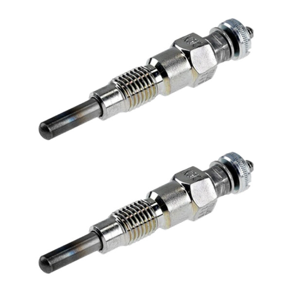 2 Glow Plugs Metal Glow Plugs 24 V NGK Aftermarket Expertise for NISSAN PATROL