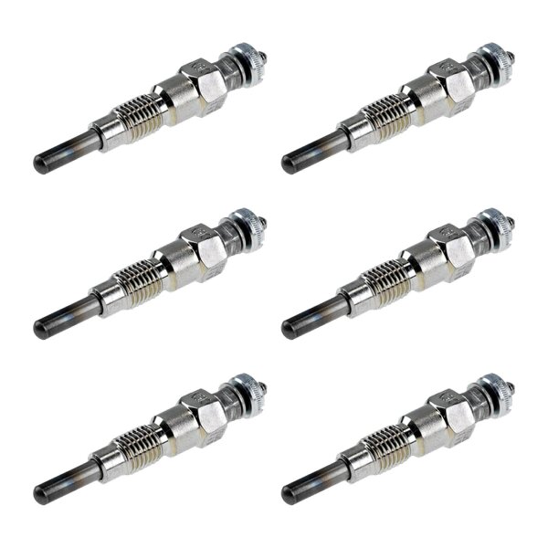 6 Glow Plugs Metal Glow Plugs 24 V NGK Aftermarket Expertise for NISSAN PATROL