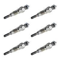 6 Glow Plugs Metal Glow Plugs 24 V NGK Aftermarket...