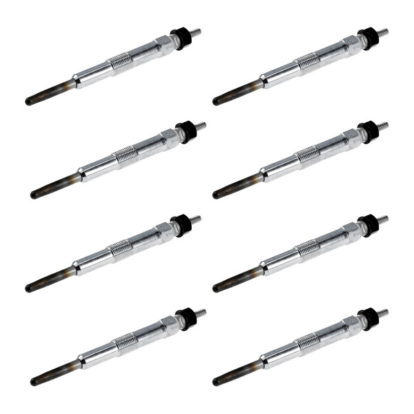 8 Glow Plugs Metal Glow Plugs 11 V NGK IAM-Expertise for HYUNDAI TUCSON
