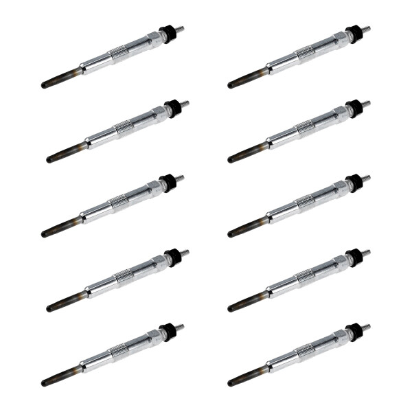 10 Glow Plugs Metal Glow Plugs 11 V NGK IAM-Expertise for HYUNDAI TUCSON