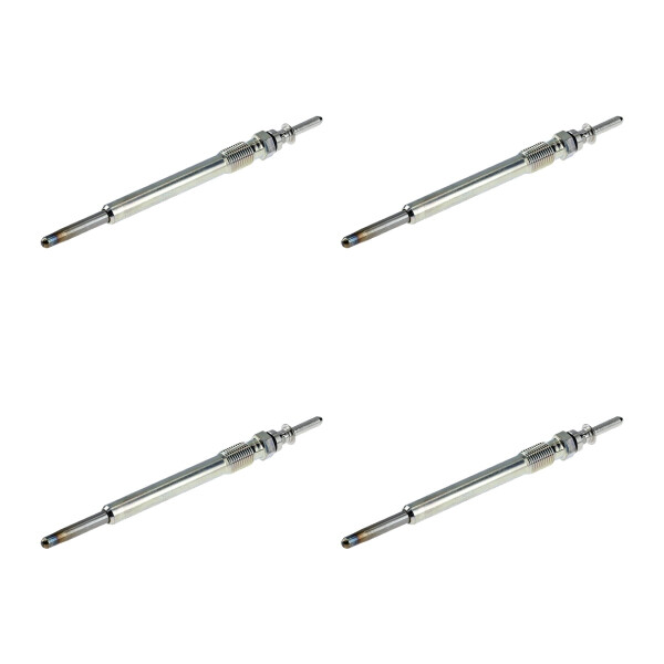 4 Glow Plugs Metal Glow Plugs 11 V NGK D-Power suitable for e.g. OPEL ASTRA