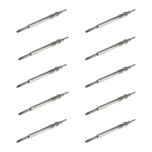 10 Glow Plugs Metal Glow Plugs 11 V NGK D-Power suitable for e.g. OPEL ASTRA