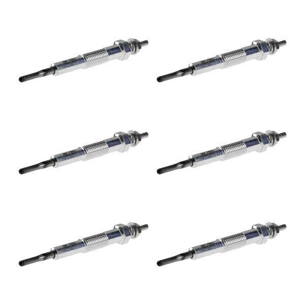 6 Glow Plugs Metal Glow Plugs 11 V NGK D-Power suitable for e.g. TOYOTA 4
