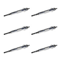 6 Glow Plugs Metal Glow Plugs 11 V NGK D-Power suitable...