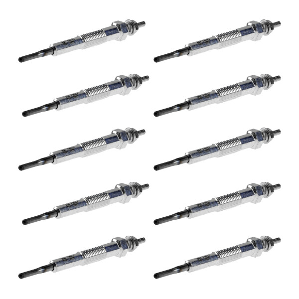 10 Glow Plugs Metal Glow Plugs 11 V NGK D-Power suitable for e.g. TOYOTA 4
