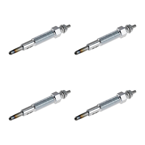 4 Glow Plugs Metal Glow Plugs 11 V NGK Aftermarket Expertise for MAZDA 626