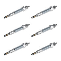 6 Glow Plugs Metal Glow Plugs 11 V NGK Aftermarket...