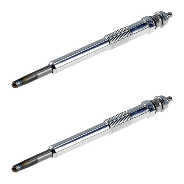 2 Glow Plugs Metal Glow Plugs 11 V NGK D-Power suitable for e.g. FIAT SCUDO