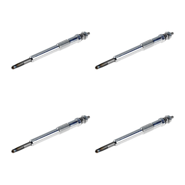 4 Glow Plugs Metal Glow Plugs 11 V NGK D-Power suitable for e.g. FIAT SCUDO