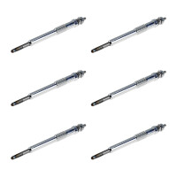 6 Glow Plugs Metal Glow Plugs 11 V NGK D-Power suitable...